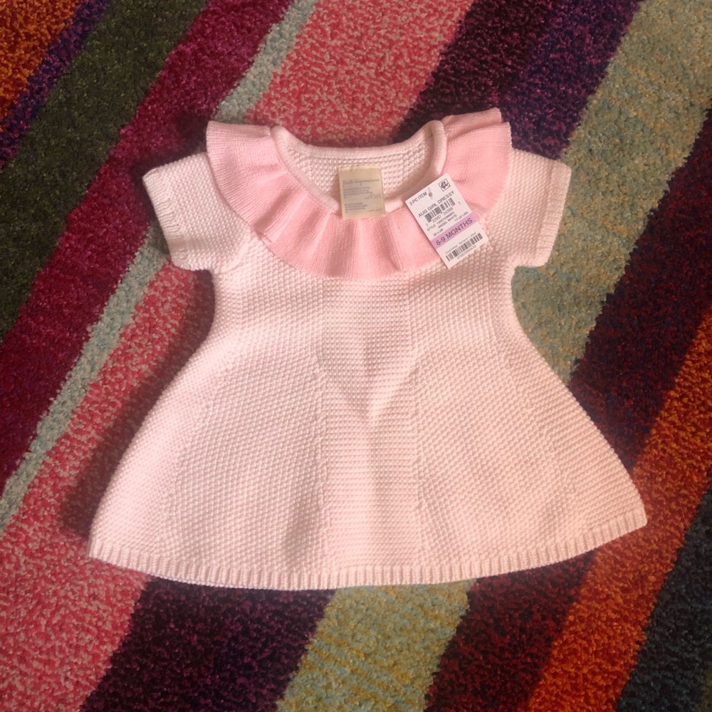 LIGHT PINK KNIT DRESS NWT